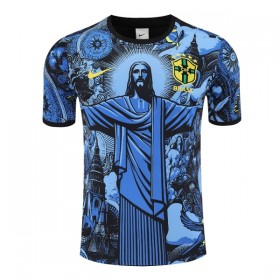 Nogometni Dresovi Brazil Special Edition 2024-25 Plava Kratkih Rukava
